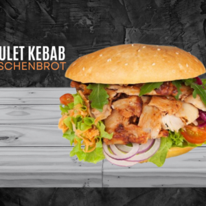 Poulet Kebab (Taschenbrot)